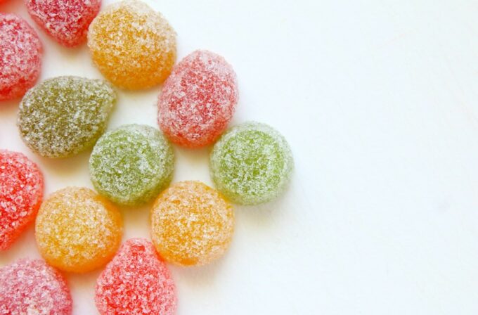 Caramelle colorate Jelly Drops